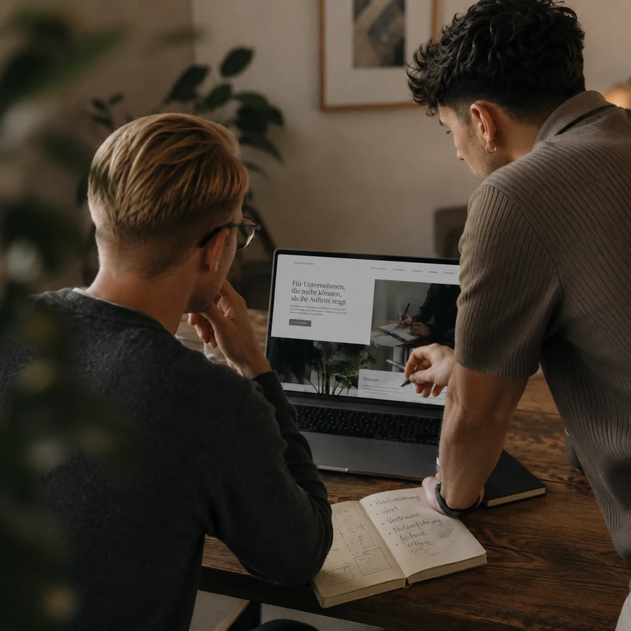 Chapter Studios prüft persönlich den Website-Auftritt eines Kunden